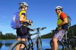 Mountain biking and cycling